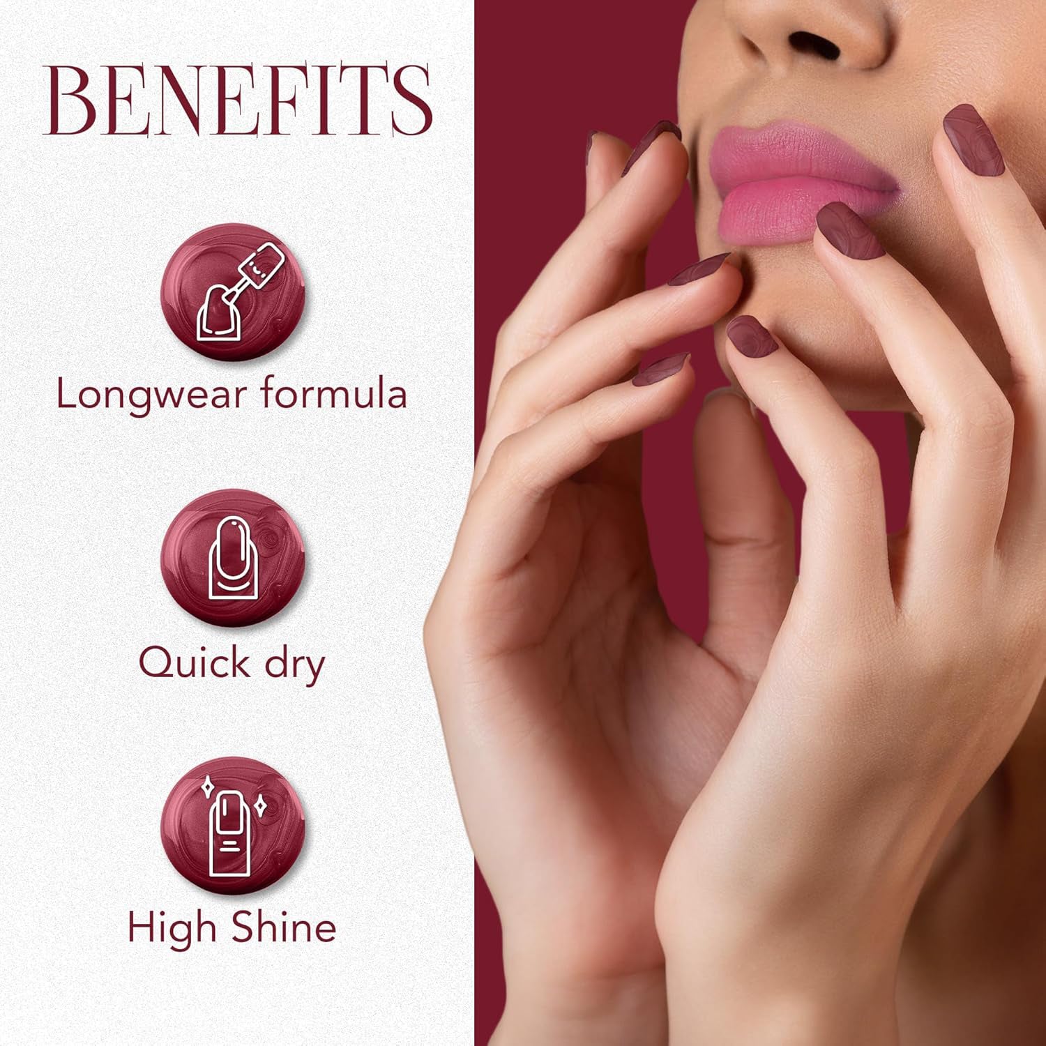 OG Beauty Premium Scarlet Red Metallica Nail Polish (1 Pc / 10 ML) OG Beauty Premium Scarlet Red Metallica Nail Polish (1 Pc / 10 ML)